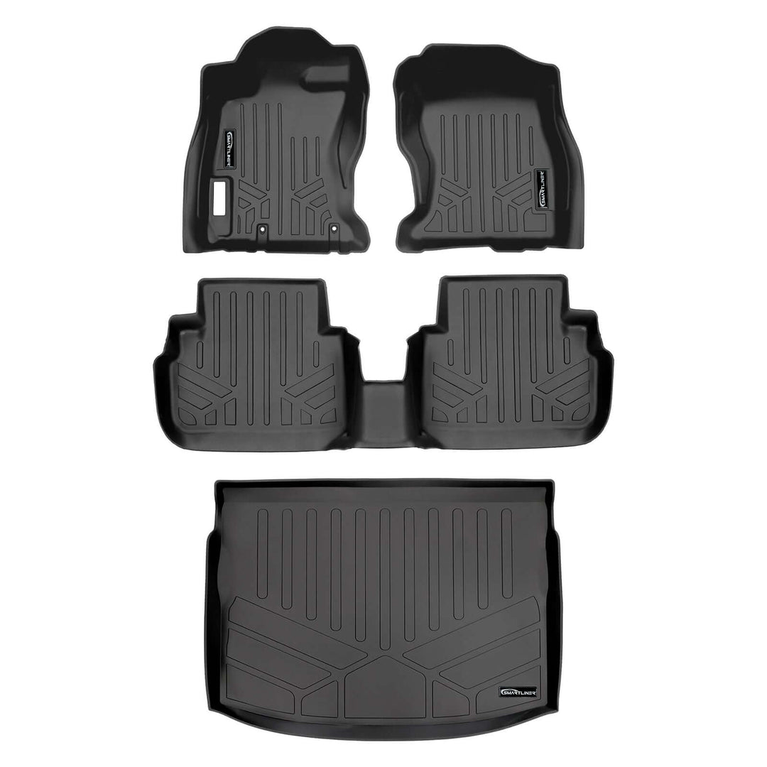 SMARTLINER Floor Liners for 2018-2023 Subaru Impreza Hatchback (No Sedan) and Crosstrek All Models