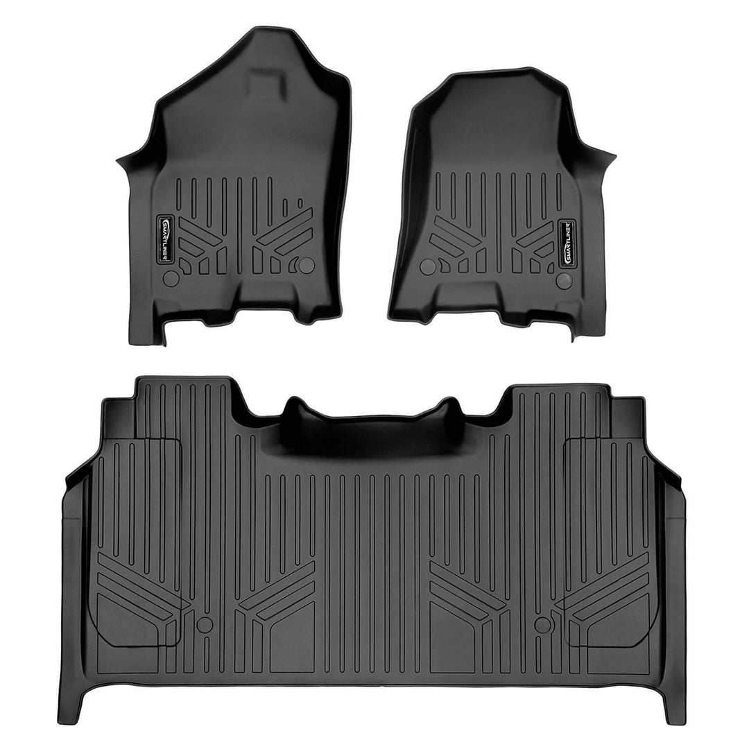 Tapetes SmartCoverage™ a medida para Ram 1500 Crew Cab 2019-2024 con caja de almacenamiento debajo del asiento trasero