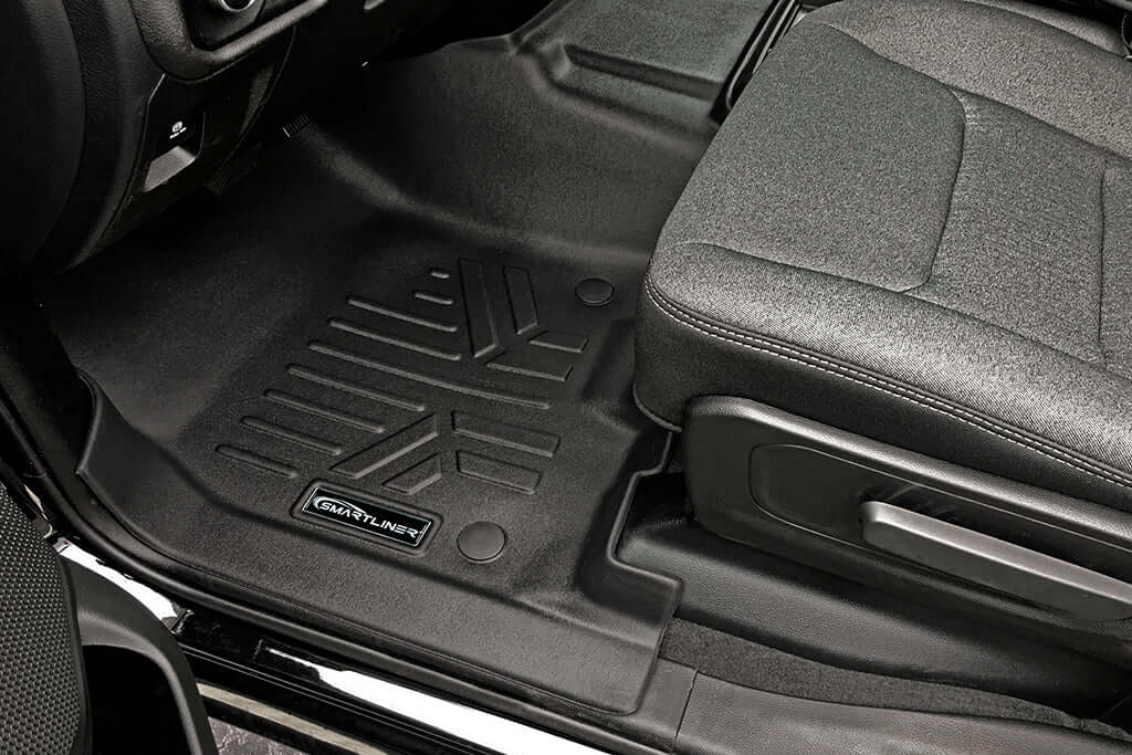 SmartCoverage™ Floor Liners For 2019-2024 Ram 1500 Quad Cab with Front Row Bench Seat Only (No Optional Underseat Storage)