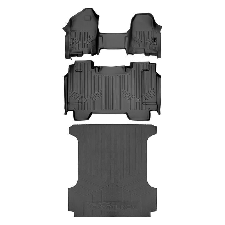 Tapetes SmartCoverage™ a medida para Ram 1500 Crew Cab 2019-2024 con asiento corrido en la primera fila