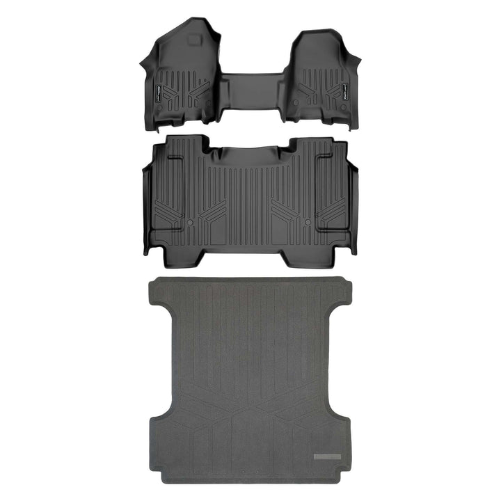 Tapetes SmartCoverage™ a medida para Ram 1500 Crew Cab 2019-2024 con asiento corrido en la primera fila
