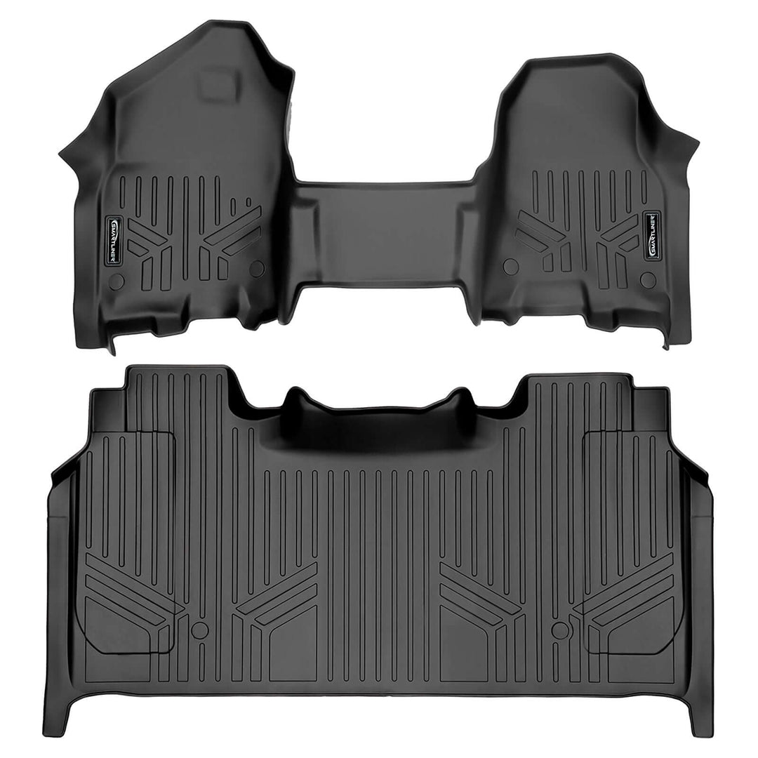 SmartCoverage™ Floor Liners For 2019-2024 Ram 1500 Quad Cab with Front Row Bench Seat Only (No Optional Underseat Storage)