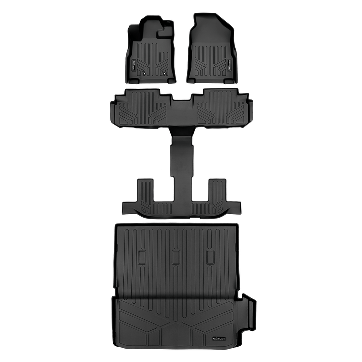 Smart Trim™ Floor Liners For 2019-2026 Subaru Ascent (2nd Row Bench) and With Subwoofer in the Cargo Area