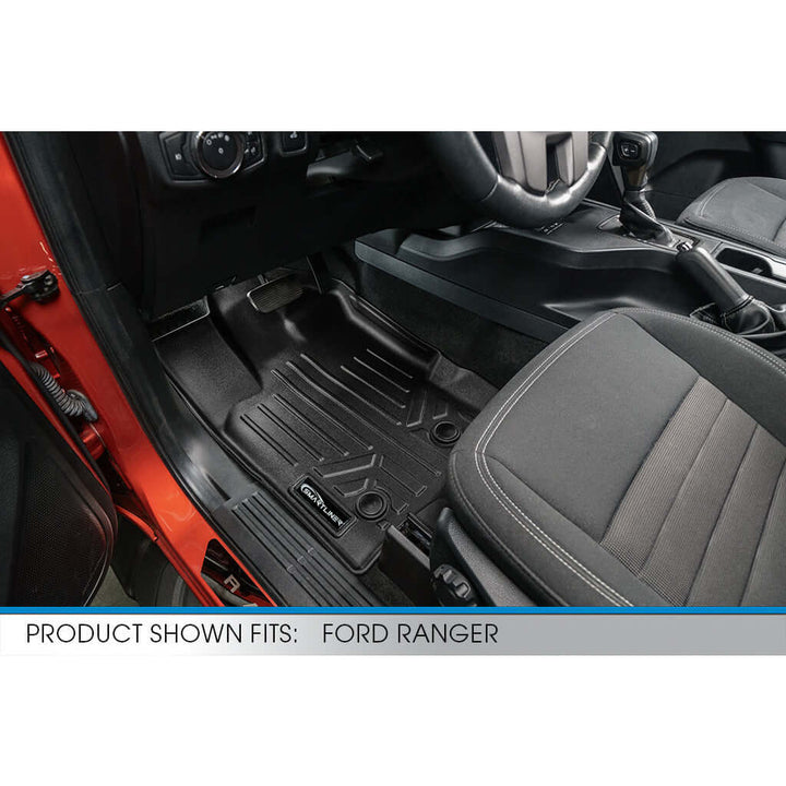 Tapetes SmartCoverage™ a medida para Ford Ranger SuperCrew Cab 2019-2023 (piso alfombrado)