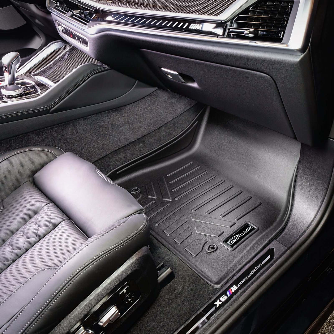 SMARTLINER Floor Liners for 2021-2026 BMW Alpina XB7 (2nd Row Buckets)