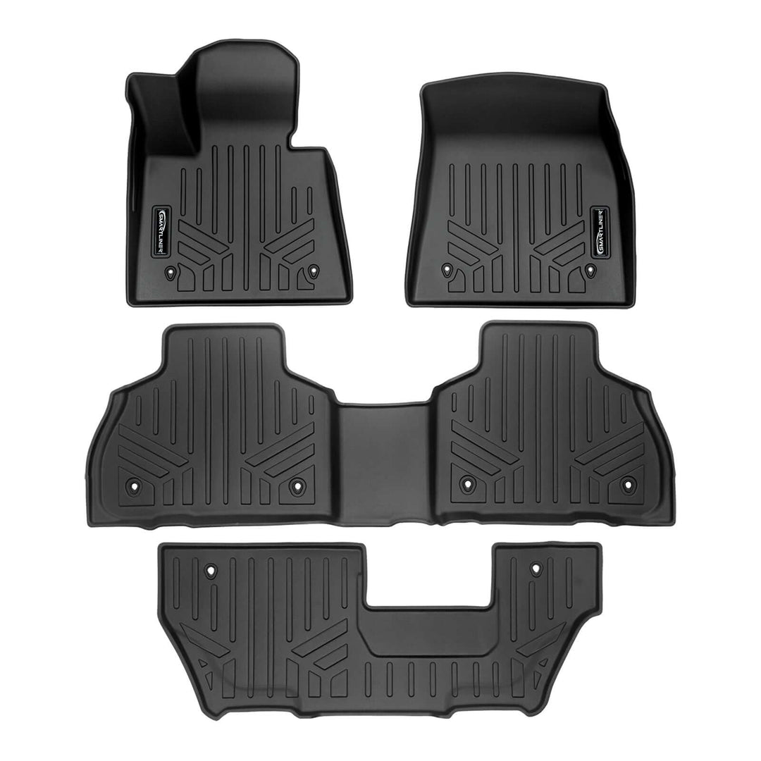 SMARTLINER Floor Liners for 2021-2025 BMW Alpina XB7 (2nd Row Bench)
