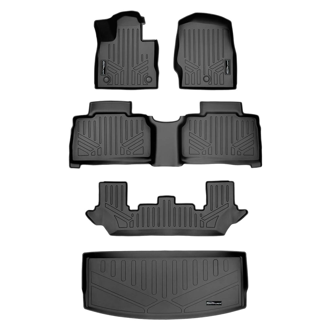 Tapetes SMARTLINER a medida para Ford Explorer 7 pasajeros (modelos 2020-2025)