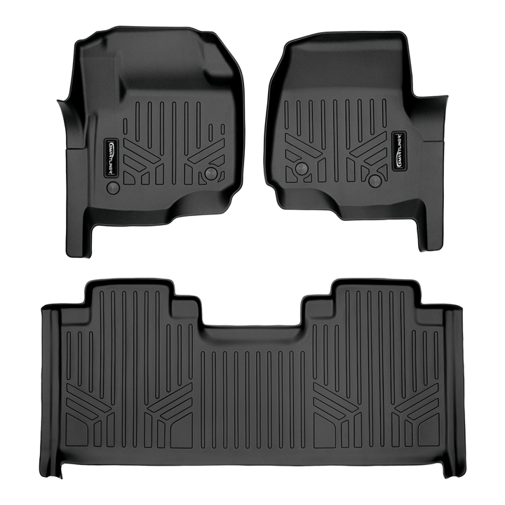 SMARTLINER Floor Liners for 2017-2026 SuperCab | Vinyl | & Bucket Seats