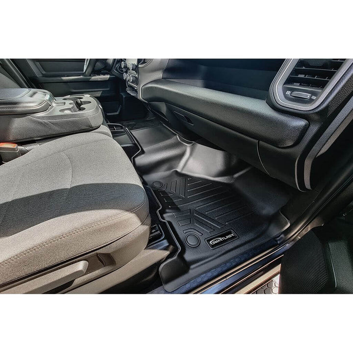 Tapetes SMARTLINER a medida para Ram 2500/3500 Mega Cab 2019-2025 con asiento corrido en la primera fila