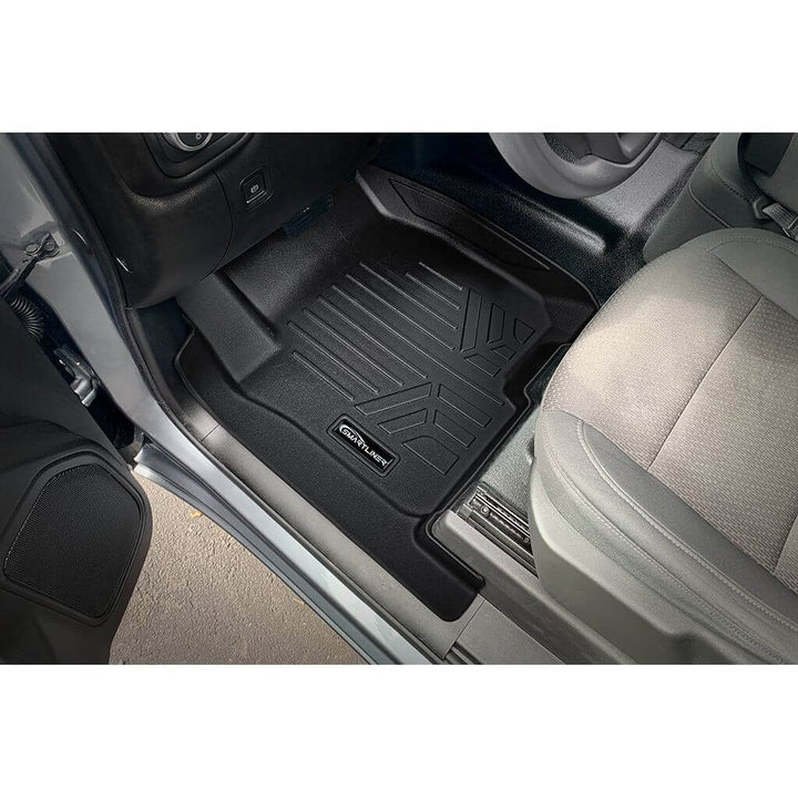 SmartCoverage™ Floor Liners For 2019-2026 Chevy Silverado 1500 Crew Cab (1st Row Bucket) | Vinyl | [No 2nd Row Storage]