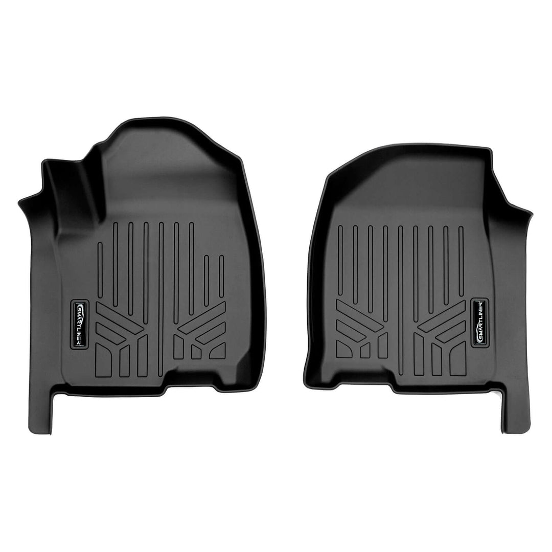 SMARTLINER Floor Liners for 2020-2026 Chevy Silverado 2500 HD | 3500 HD (Crew Cab|Vinyl|(1st Row Bucket)|(No OTH)|[No 2nd Row Storage]
