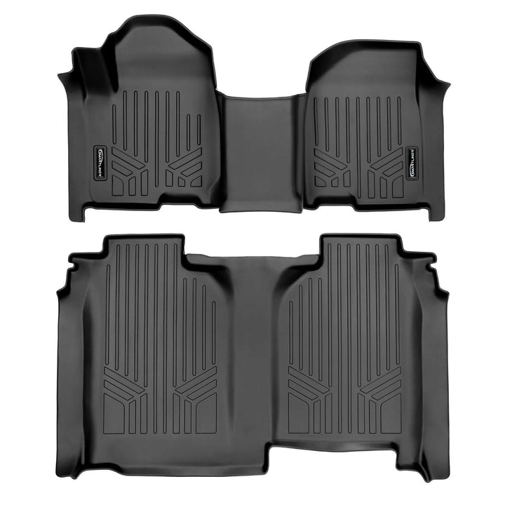 SMARTLINER Floor Liners for 2020-2026 Chevy Silverado 2500 HD | 3500 HD (Crew Cab|Vinyl|(1st Row Bench)|(OTH)|[No 2nd Row Storage]