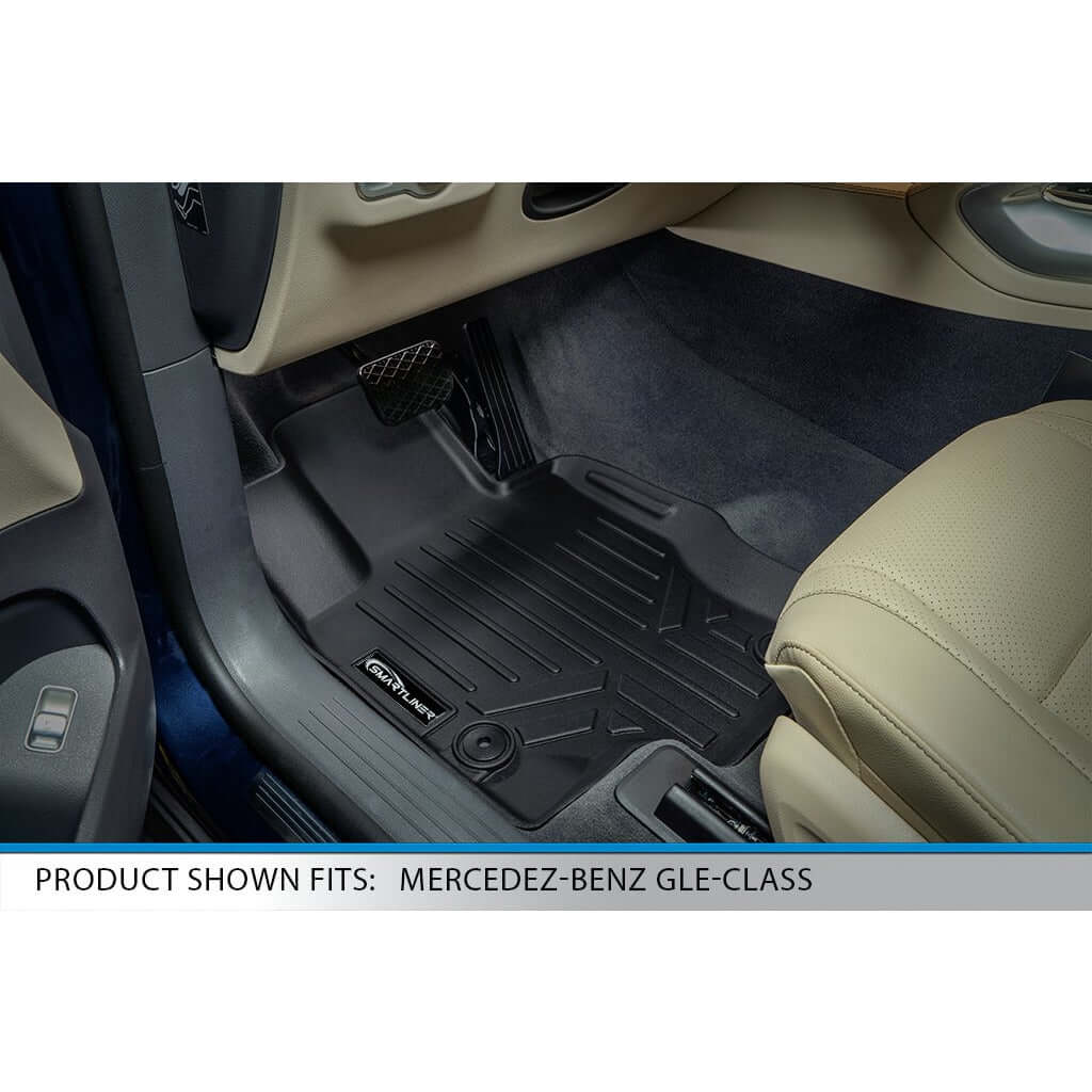 SMARTLINER Floor Liners for 2020-2024 Mercedes-Benz GLS-Class 7 Passenger (2nd Row Bench)