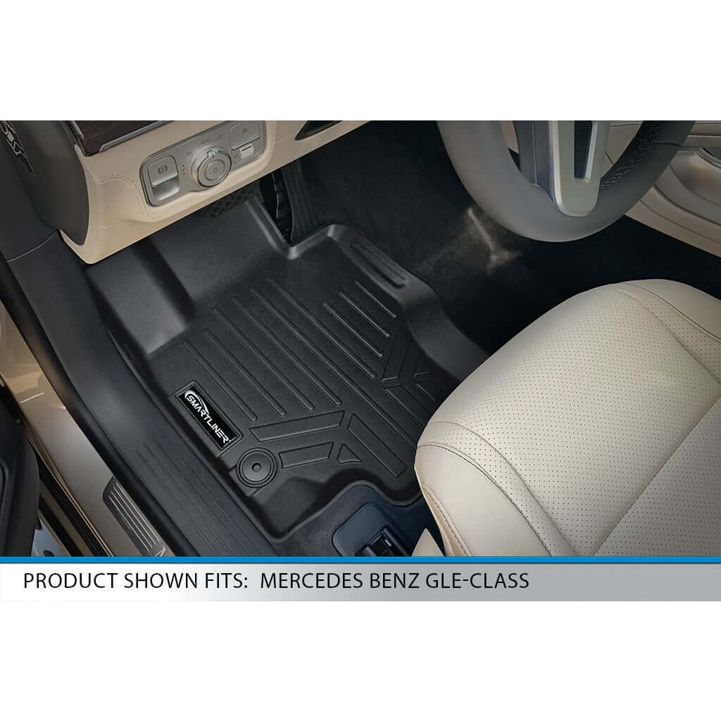 SMARTLINER Floor Liners for 2020-2024 Mercedes-Benz GLS-Class 6 Passenger (2nd Row Bucket)