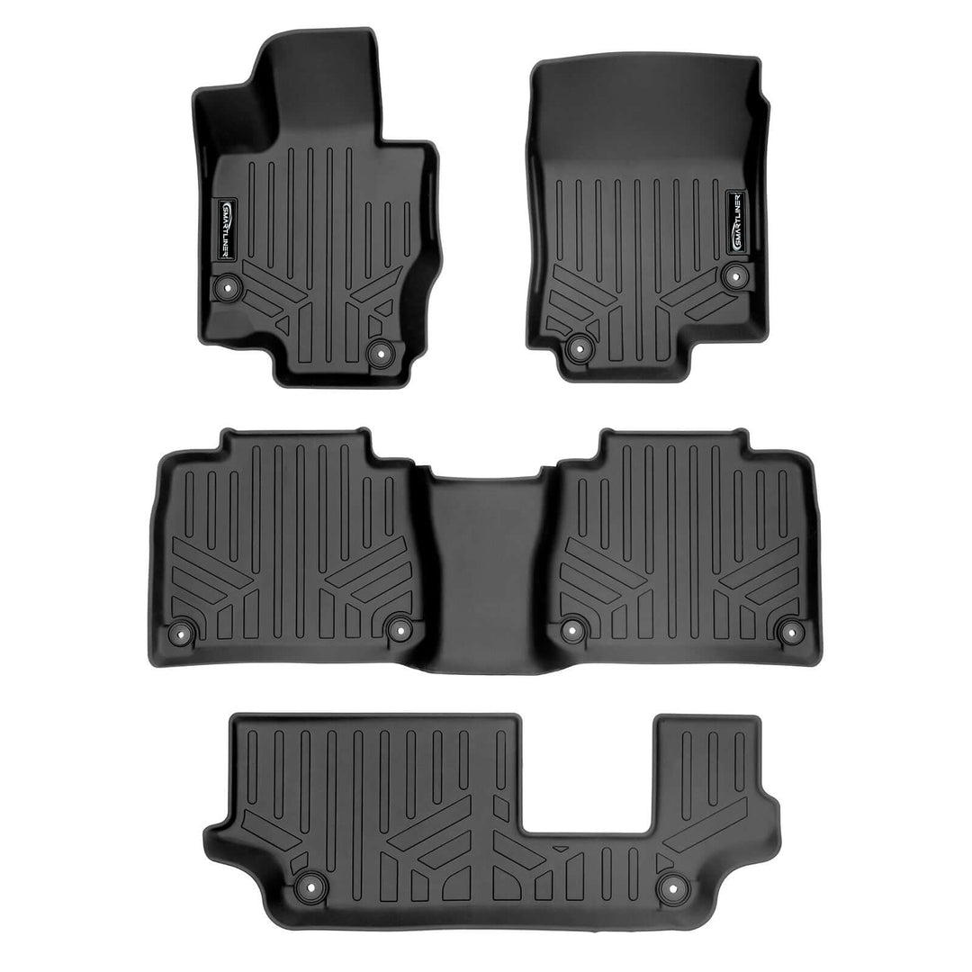 SMARTLINER Floor Liners for 2020-2025 Mercedes-Benz GLE-Class 7/8 Passenger