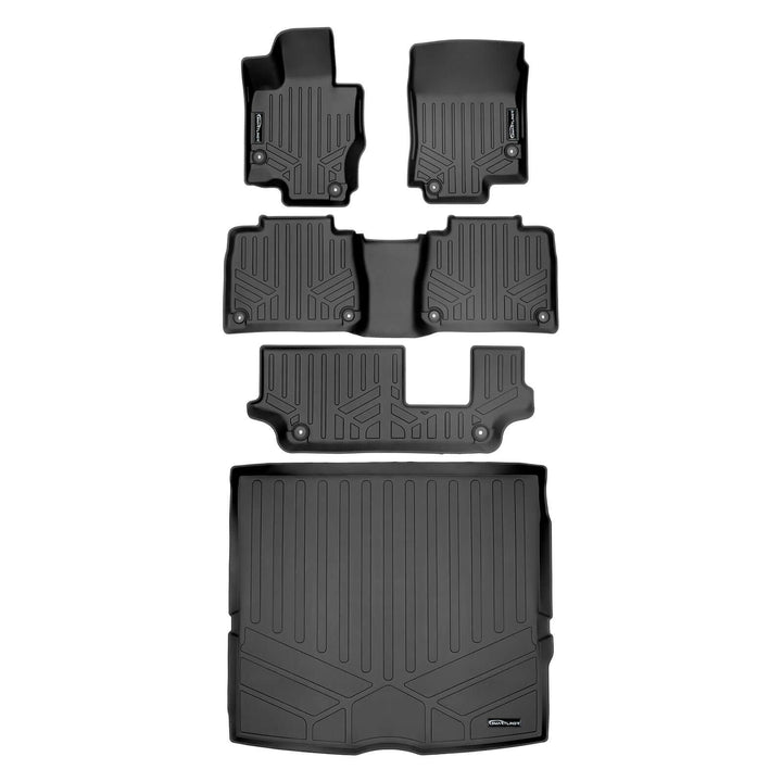 SMARTLINER Floor Liners for 2020-2025 Mercedes-Benz GLE-Class 7/8 Passenger