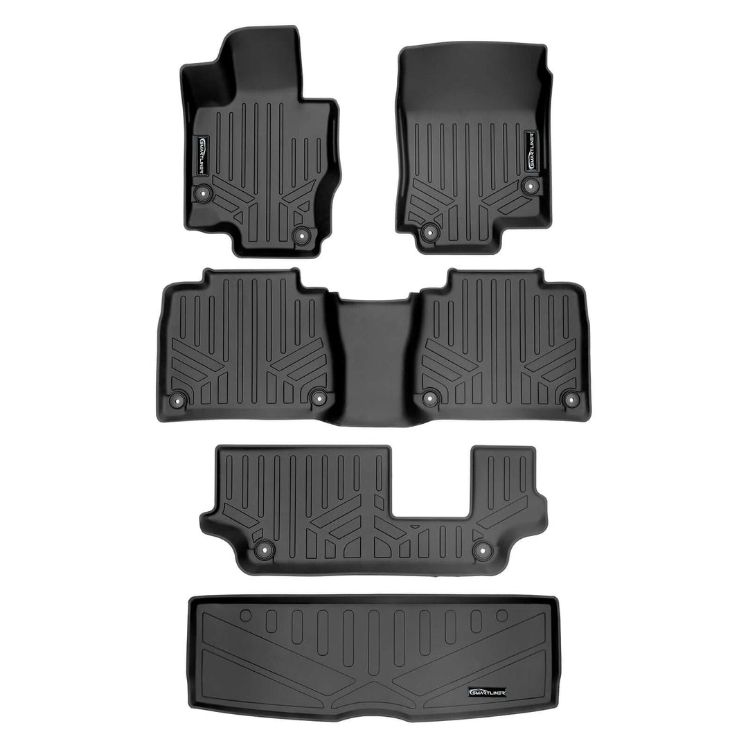 SMARTLINER Floor Liners for 2020-2025 Mercedes-Benz GLE-Class 7/8 Passenger