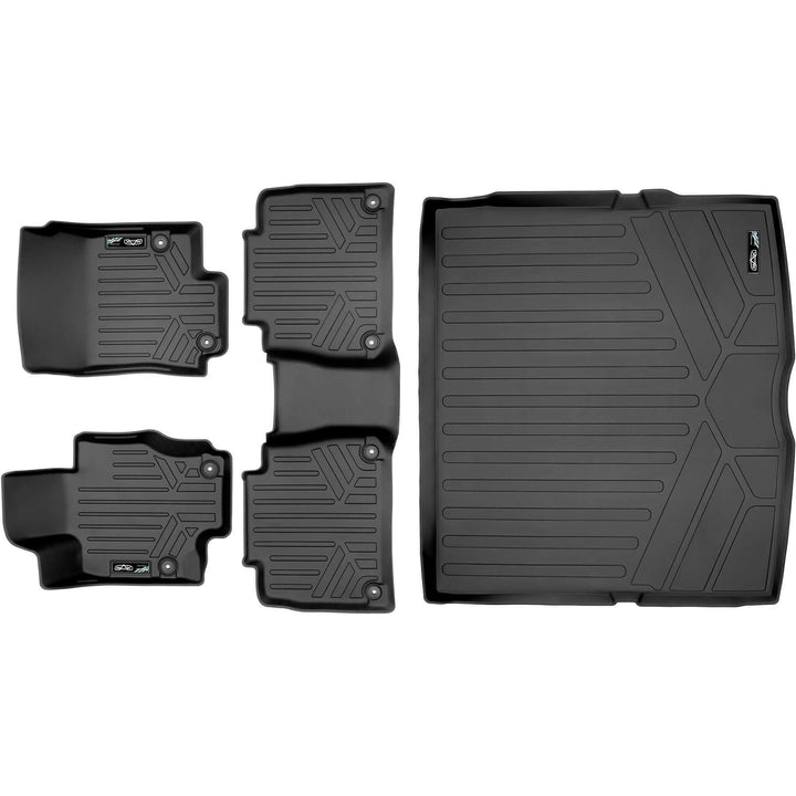 SMARTLINER Floor Liners for 2020-2025 Mercedes-Benz GLE-Class 7/8 Passenger