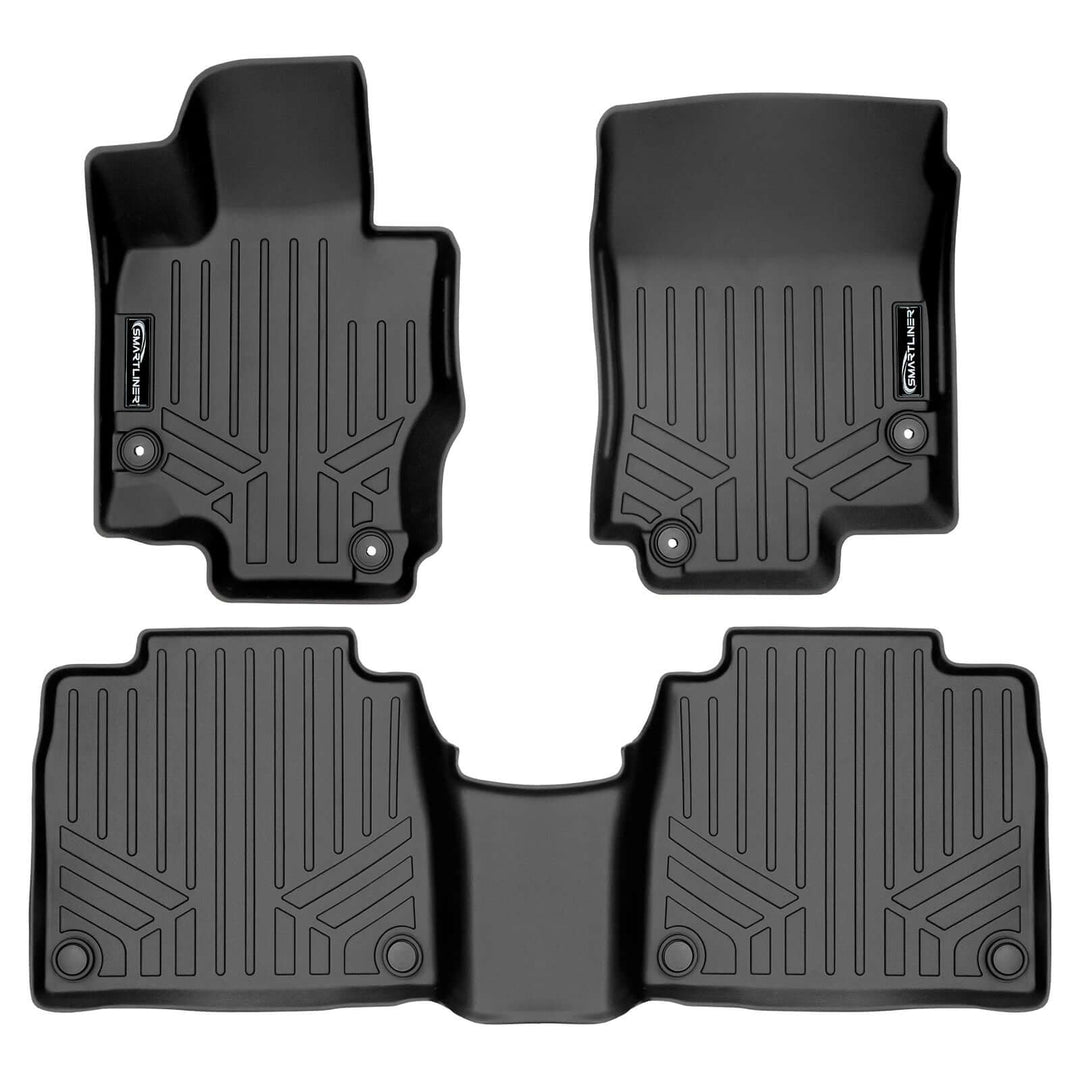 SMARTLINER Floor Liners for 2020-2024 Mercedes-Benz GLS-Class 7 Passenger (2nd Row Bench)