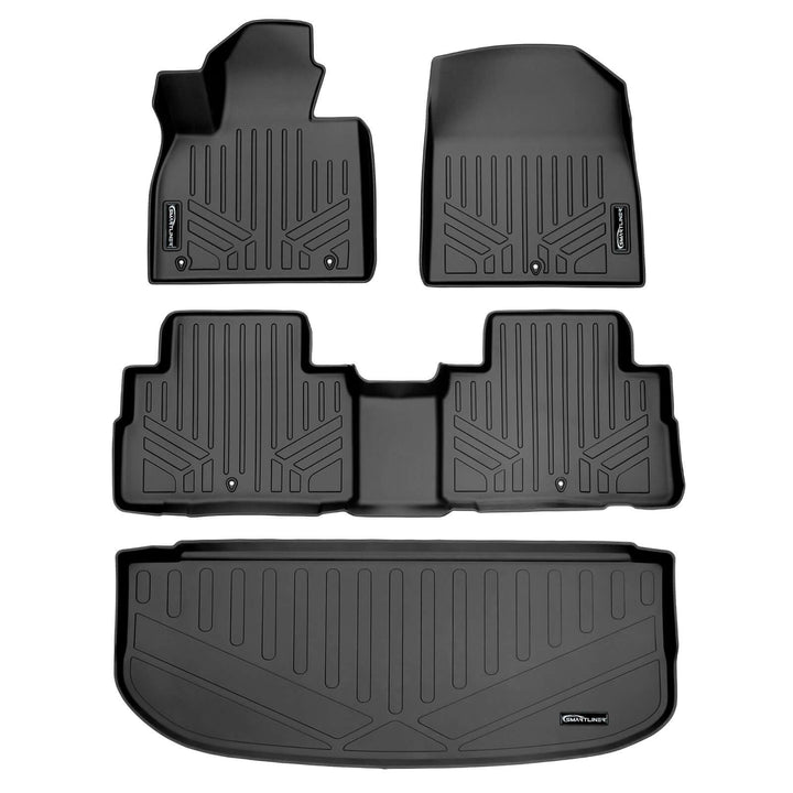 SMARTLINER Floor Liners for 2020-2025 Hyundai Palisade (2nd Row Bucket) With Center Console