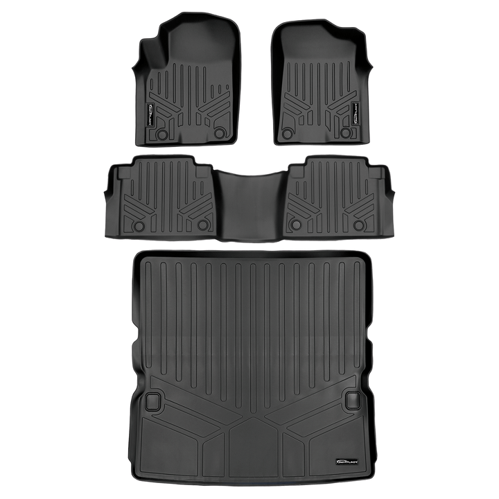 SMARTLINER Custom Fit Floor Liners For 2019-2024 Infiniti QX80/ 2019-2024 Nissan Armada With Bucket Seats & Center Console Only