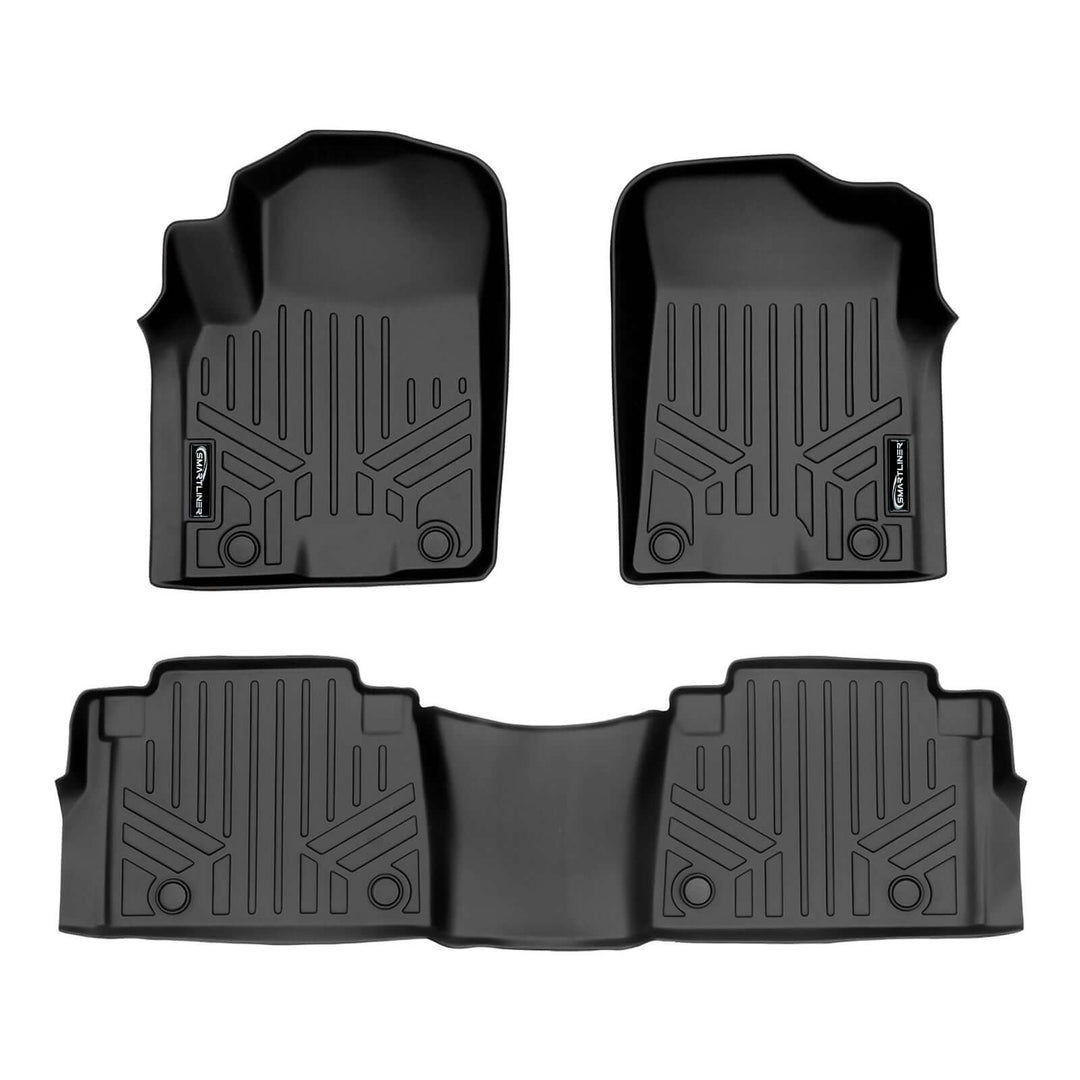 SMARTLINER Custom Fit Floor Liners For 2019-2024 Infiniti QX80/ 2019-2024 Nissan Armada With Bucket Seats & Center Console Only