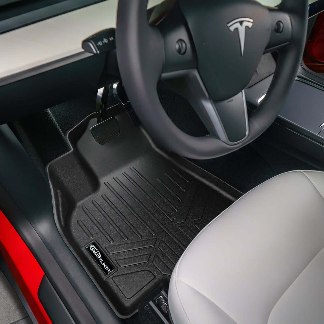SMARTLINER Floor Liners for 2020-2025 Tesla Model Y (7 Passenger)