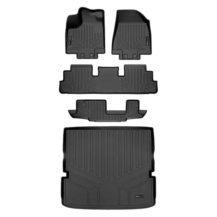 SMARTLINER Floor Liners for 2022-2026 Nissan Pathfinder (8 Passenger)