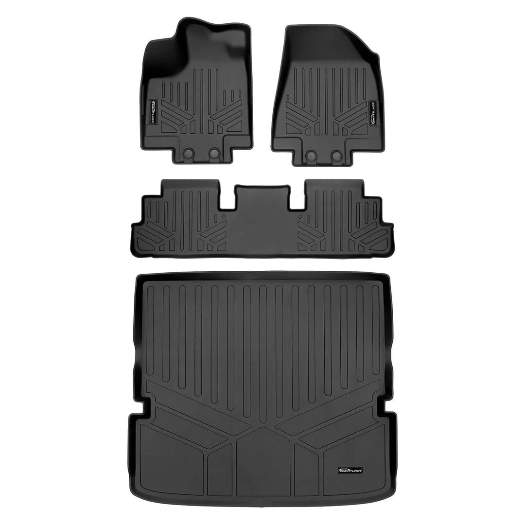 SMARTLINER Floor Liners for 2022-2026 Nissan Pathfinder (8 Passenger)