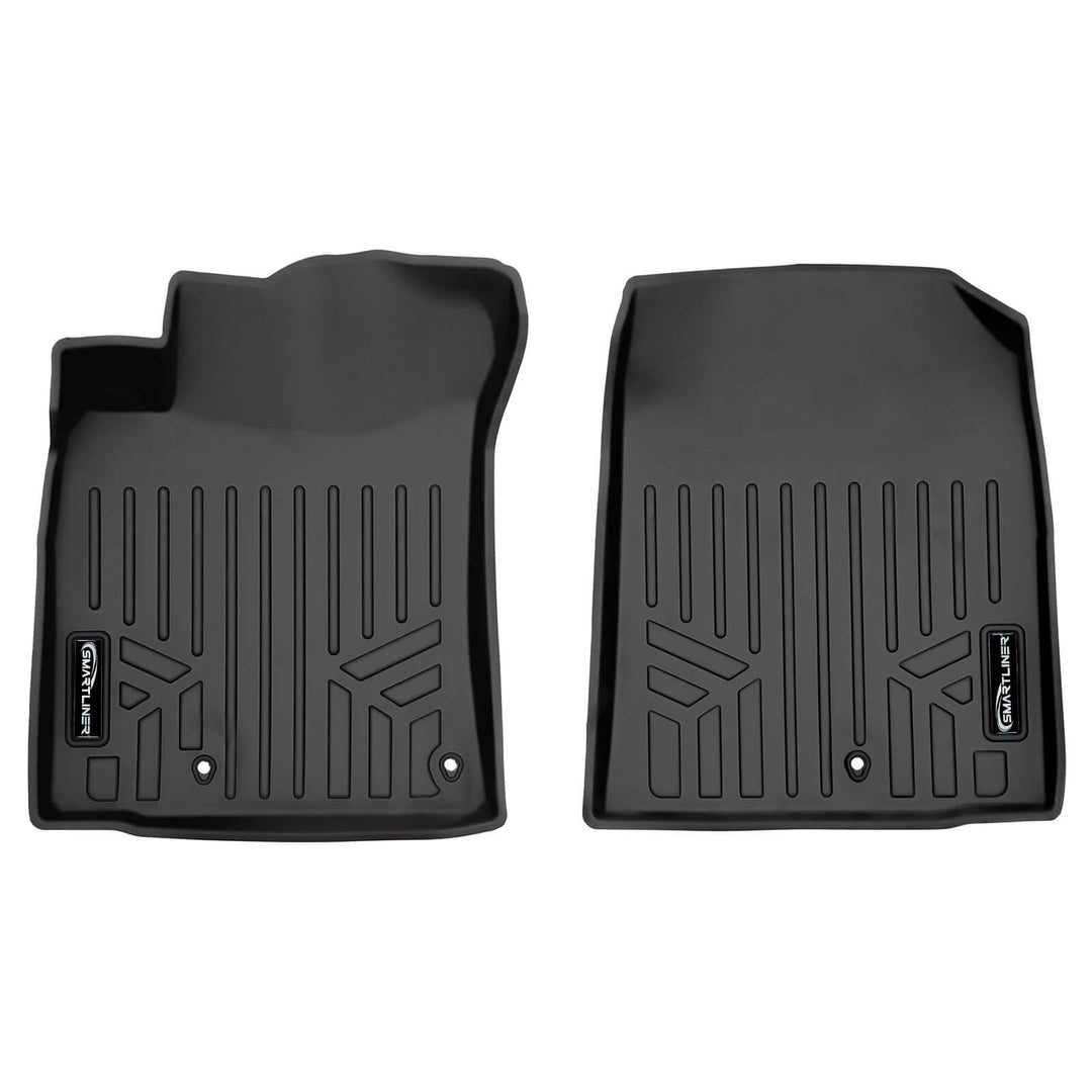 SMARTLINER Floor Liners for 2019-2022 Hyundai Ioniq Hybrid Blue Trim no Subwoofer in Cargo Area (Does Not Fit Electric Models)