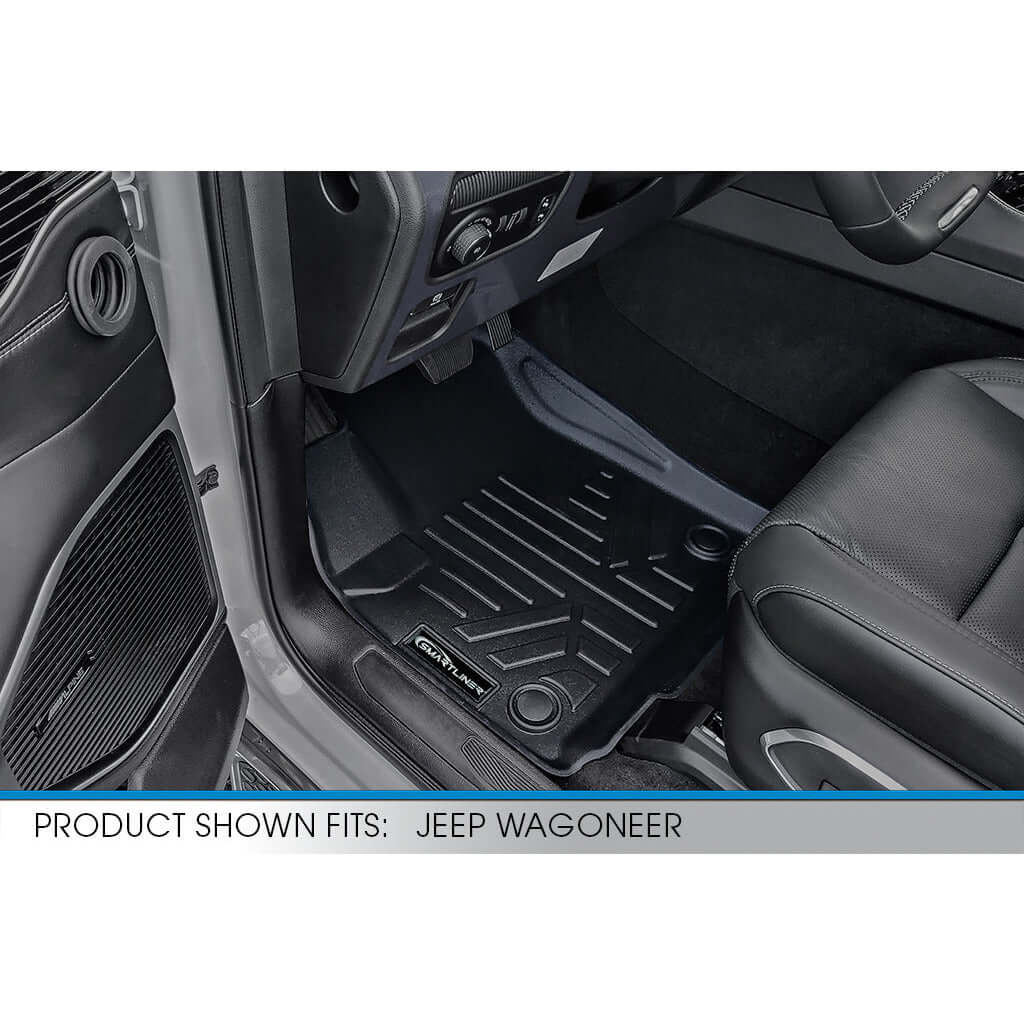 SMARTLINER Floor Liners for 2022-2025 Jeep Wagoneer (8 Passenger Model)