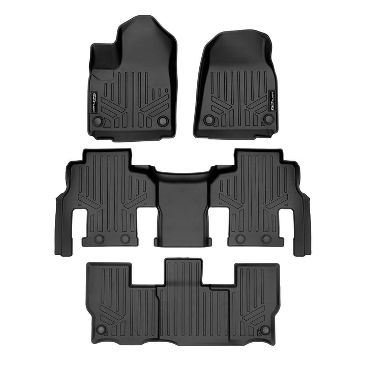 SMARTLINER Floor Liners for 2023-2025 Jeep Grand Wagoneer L (8 Passenger Model)