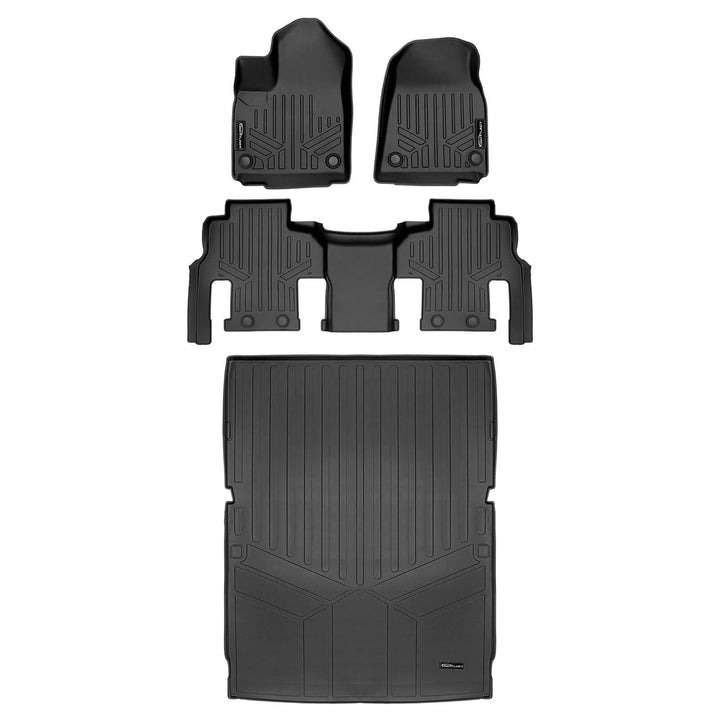 SMARTLINER Floor Liners for 2023-2025 Jeep Grand Wagoneer L (8 Passenger Model)