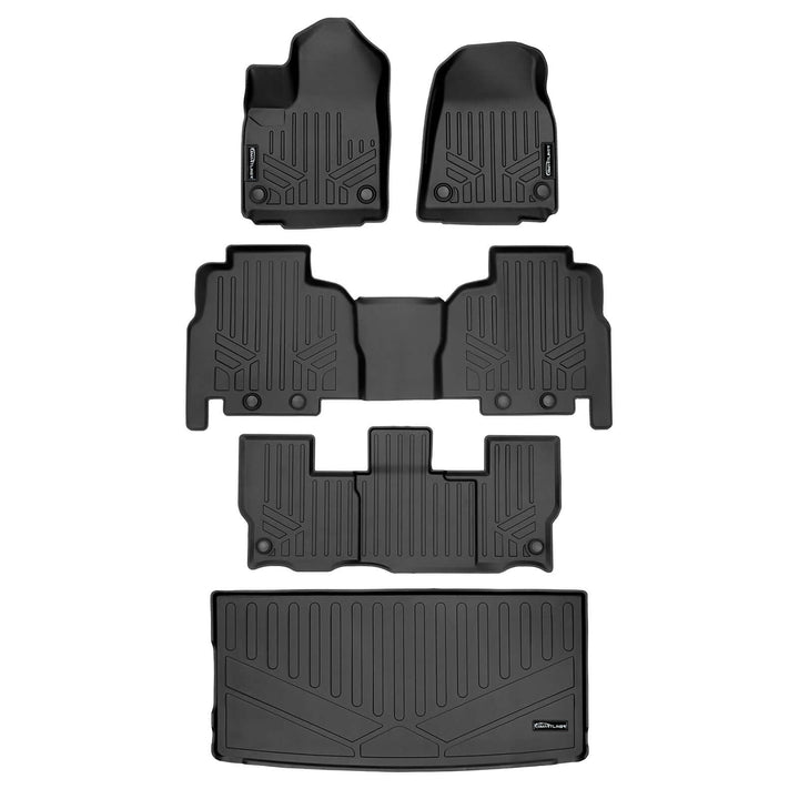 SMARTLINER Floor Liners for 2022-2025 Jeep Grand Wagoneer (8 Passenger Model)