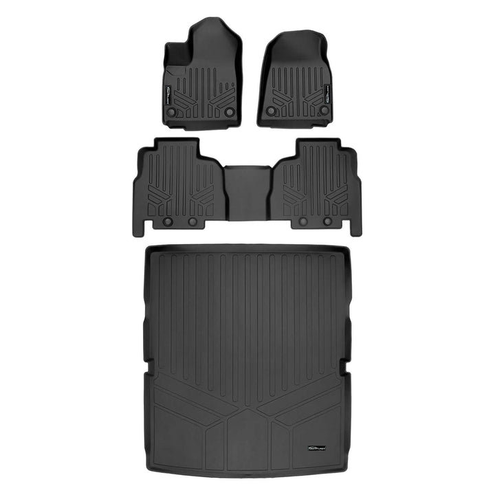 SMARTLINER Floor Liners for 2022-2025 Jeep Wagoneer (8 Passenger Model)