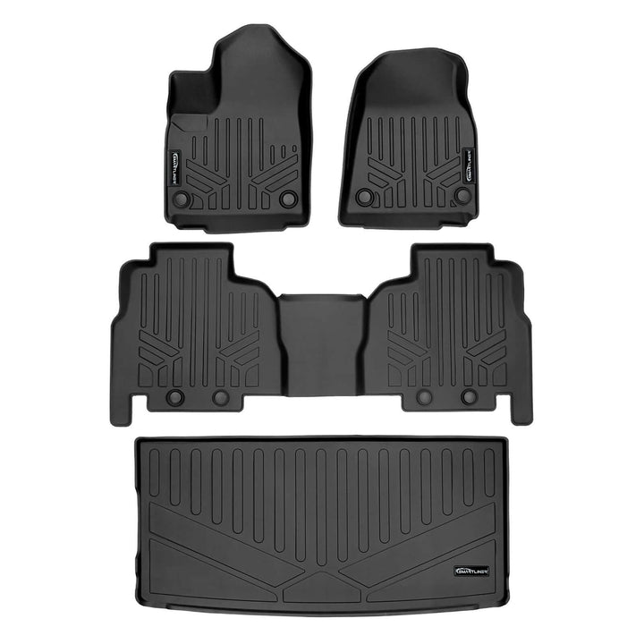 SMARTLINER Floor Liners for 2022-2025 Jeep Grand Wagoneer (8 Passenger Model)
