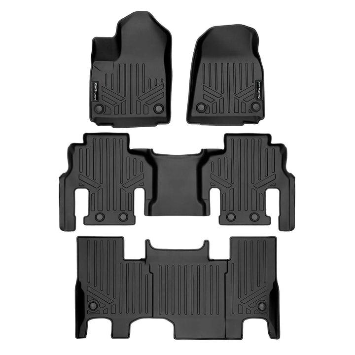 SMARTLINER Floor Liners for 2023-2025 Jeep Wagoneer L (7 Passenger Model)
