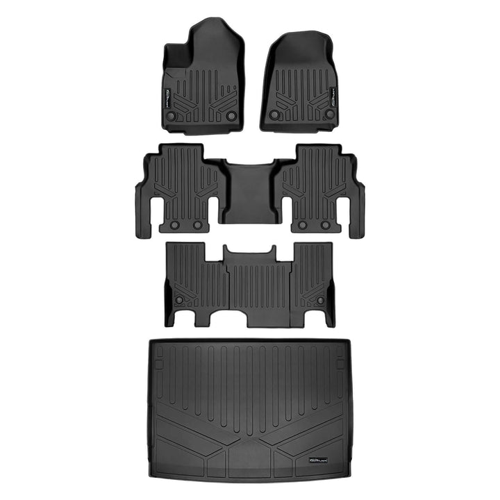 SMARTLINER Floor Liners for 2023-2025 Jeep Grand Wagoneer L (7 Passenger Model)