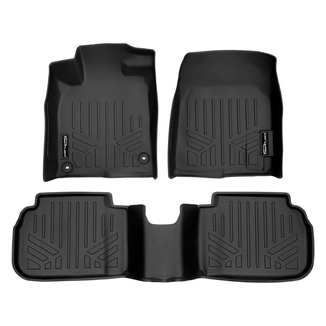 SMARTLINER Floor Liners for 2022-2026 Honda Civic Hatchback with 2nd Row USB Ports and Subwoofer in the Cargo Area