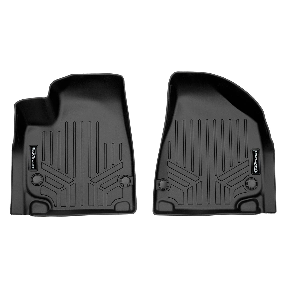 SMARTLINER Black 3 Row Liner Set & Cargo Liner Behind 3rd Row Compatible With 2021-2026 Chrysler Pacifica (Fits Pinnacle)