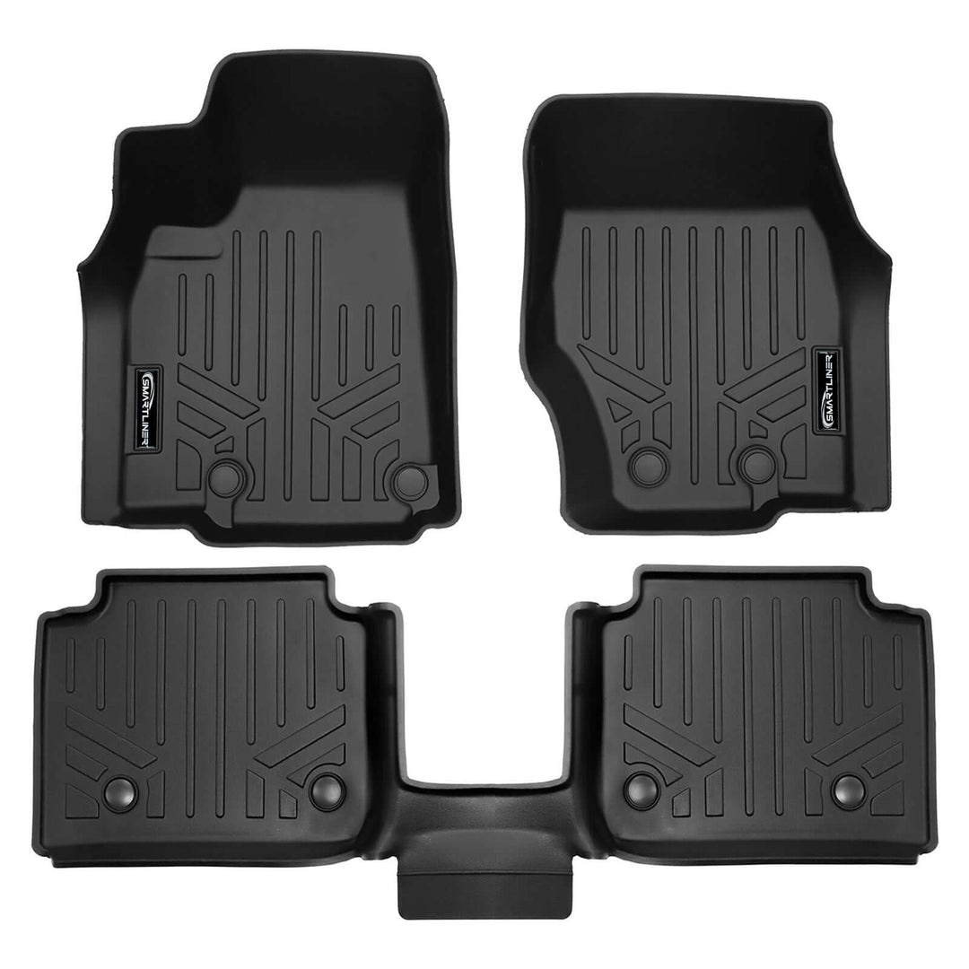 SMARTLINER Floor Liners for 2021-2026 Jeep Grand Cherokee L (2nd Row Bucket) With Center Console (No subwoofer)