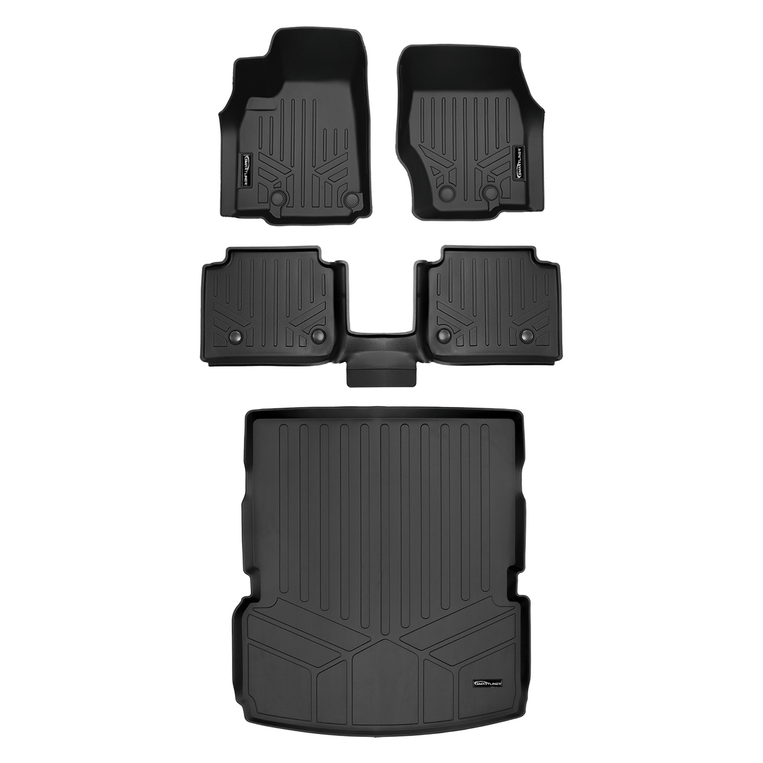 SMARTLINER Floor Liners for 2021-2026 Jeep Grand Cherokee L (2nd Row Bucket) With Center Console