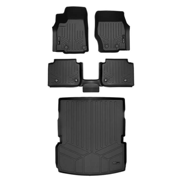 SMARTLINER Floor Liners for 2021-2026 Jeep Grand Cherokee L (2nd Row Bucket) With Center Console (No subwoofer)