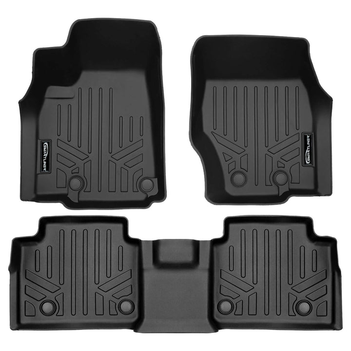 SMARTLINER Floor Liners for 2021-2026 Jeep Grand Cherokee L w/ 2nd Row Bucket Seats and center console (No subwoofer)