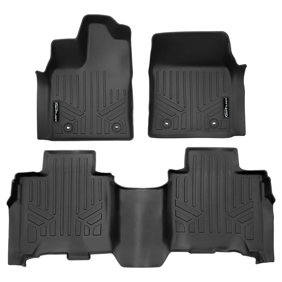 SMARTLINER Floor Liners for 2023-2026 Toyota Sequoia (7 Passenger Model without Center Console)