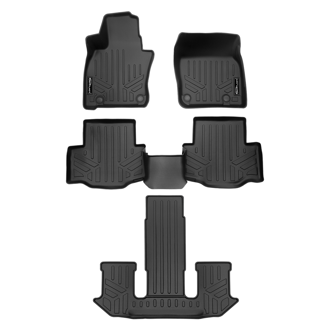 SMARTLINER Floor Liners for 2024-2026 Mazda CX-90 Plug-In Hybrid (Only Fits 2nd Row Bucket Seats With Center Console)