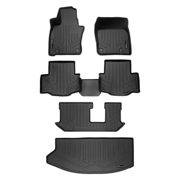 SMARTLINER Floor Liners for 2024-2026 Mazda CX-90 (Only Fits 2nd Row Bench)