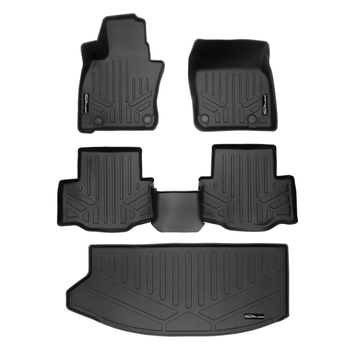 SMARTLINER Floor Liners for 2024-2026 Mazda CX-90 Plug-In Hybrid (Only Fits 2nd Row Bucket Seats With Center Console)