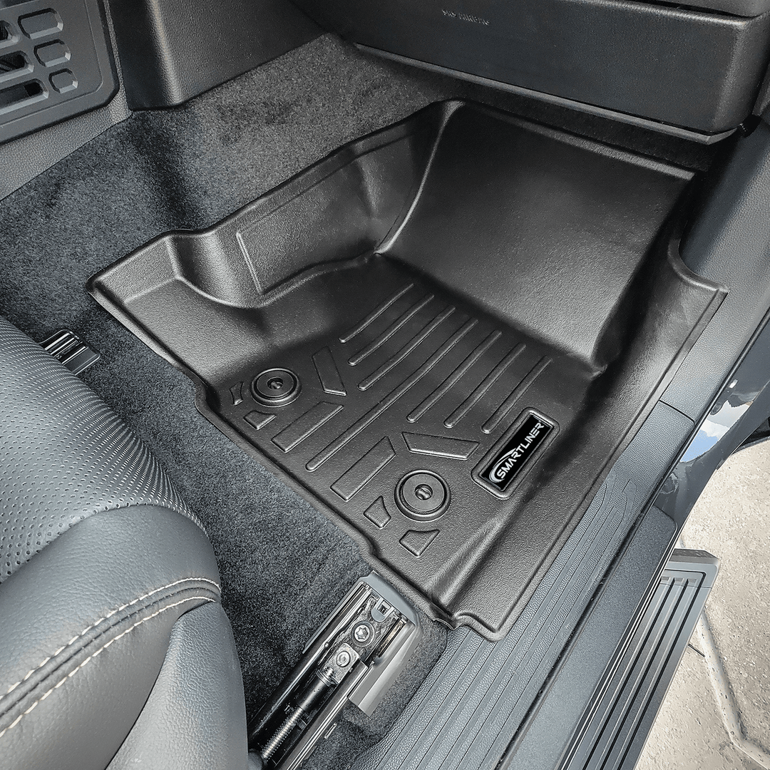 SMARTLINER Floor Liners for 2024-2026 Toyota Tacoma Double Cab (Only Fits[2nd Row Storage]