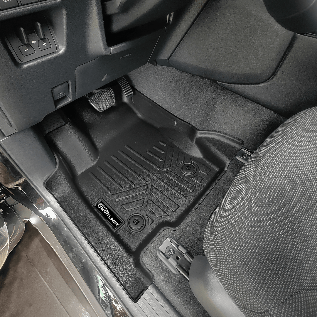 SMARTLINER Custom Fit All Weather Protection Floor Mat Liner Set Compatible With 2024-2026 Toyota Land Cruiser